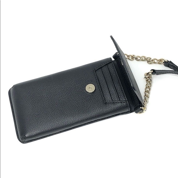 NEW Kate Spade Larchment Ave North South Crossbody Phone Black Case - Picture 9 of 10